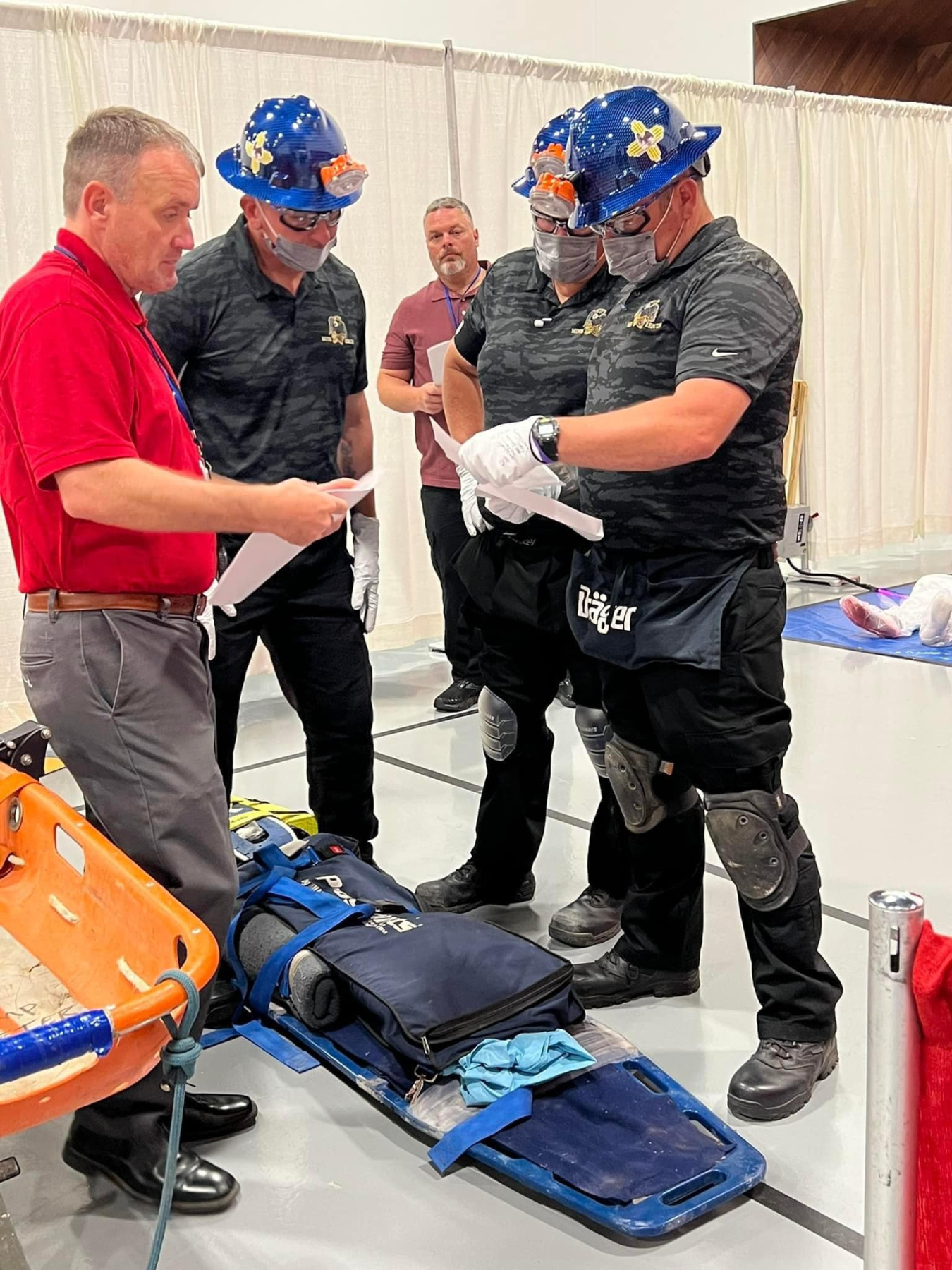 WIPP Mine Rescue Teams Finish in Top 15 at National Competition